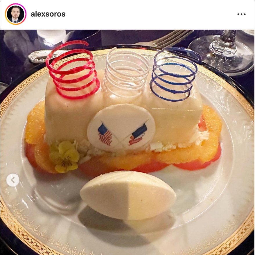 AmandaLeeHouse's tweet photo. What on earth did Jill Biden serve the French? https://t.co/1hWpJA4uVY