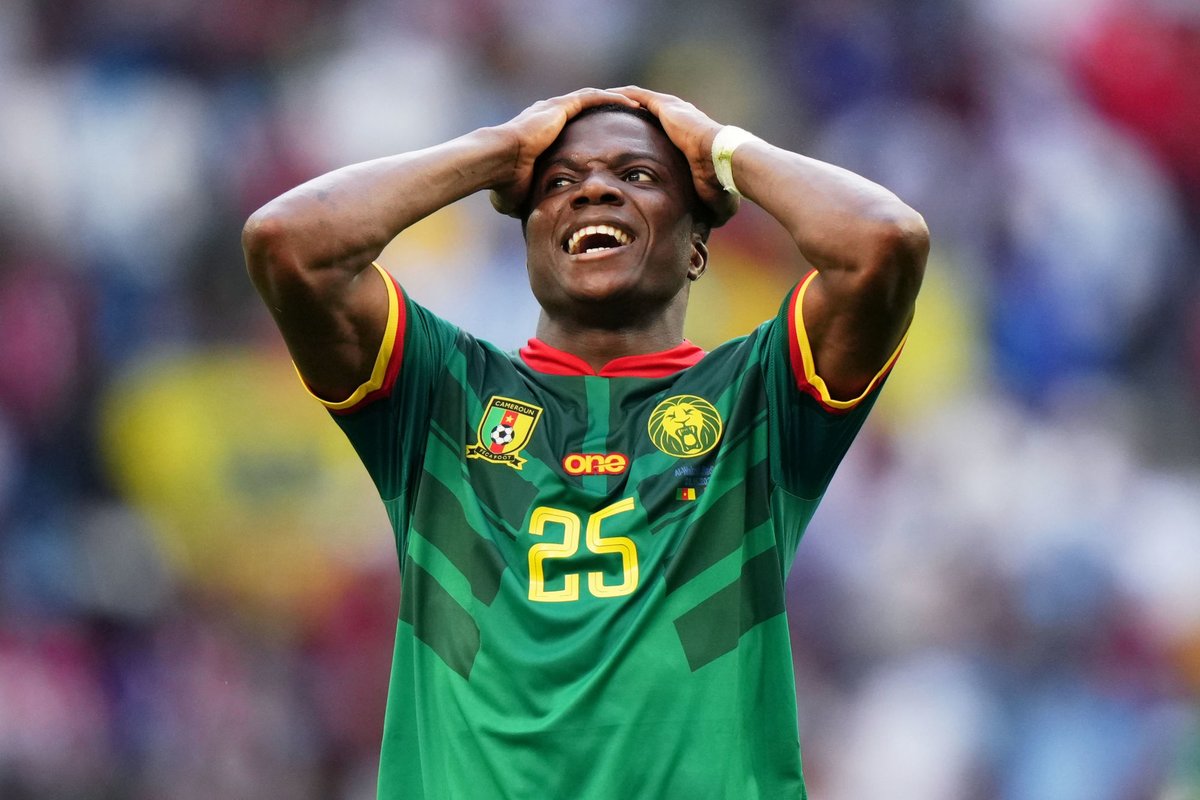 ActuFoot_'s tweet photo. 🚨 OFFICIEL ! Le Cameroun est ÉLIMINÉ de la Coupe du monde. 🇨🇲❌ https://t.co/gVfY4R9eor