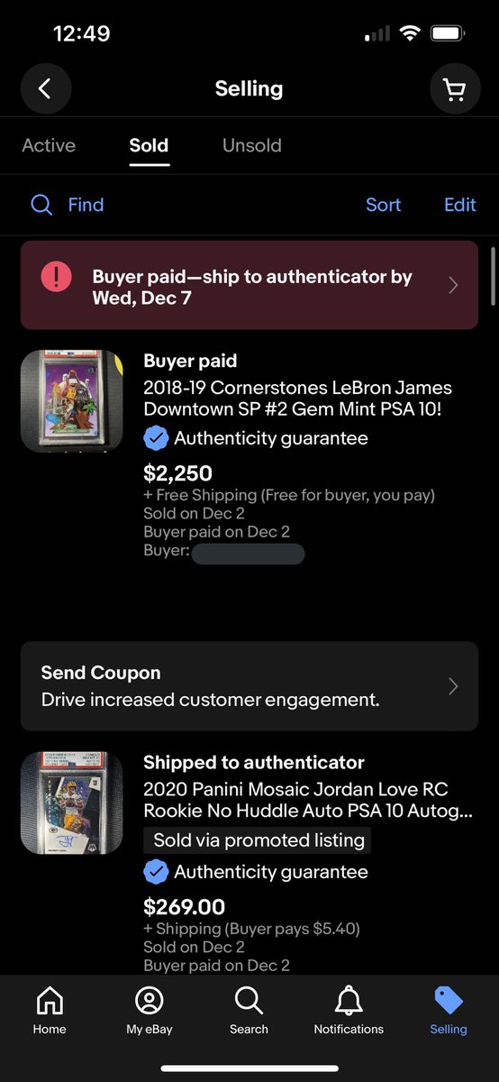 playboicardz's tweet photo. shoutout to ebay #BINreaper https://t.co/a9Ba8PcRCM