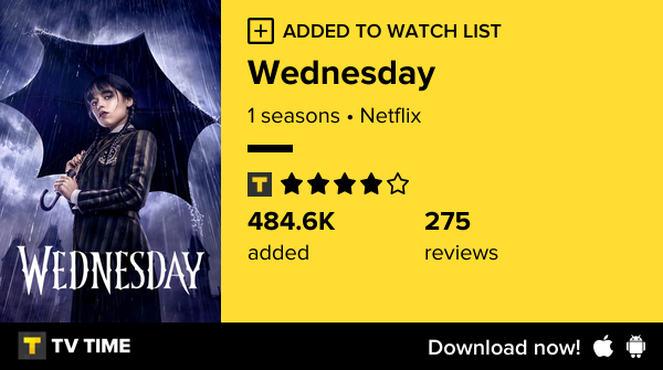 httptoxjc's tweet photo. I've just started following Wednesday https://t.co/VovHsJtN20 #tvtime https://t.co/kkI2jHR1Ye