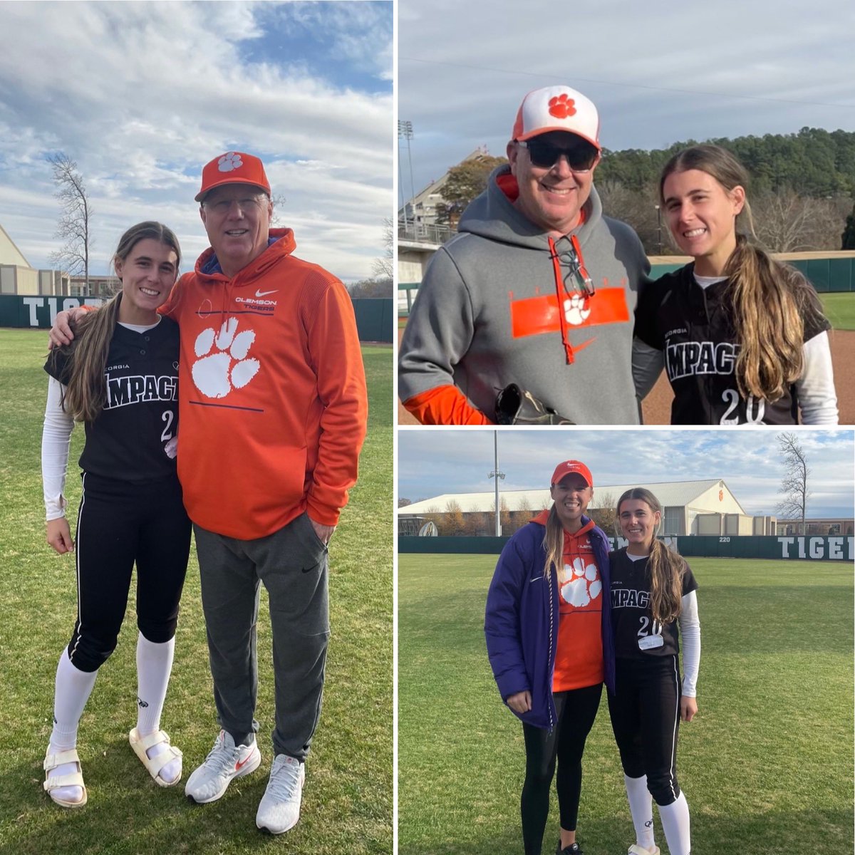 Great day today at <a href="/clemsonsoftball/">Clemson Softball 🥎</a> <a href="/rittmanjohn/">John Rittman</a> <a href="/cbreault12/">Courtney Breault</a> <a href="/ClemsonCoachKJ/">Kyle Jamieson</a> 🐅