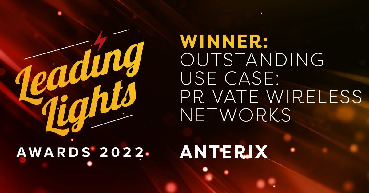 Anterix_Inc's tweet photo. Anterix is honored to be named a winner in this year’s Leading Lights awards for Outstanding Use Case: Private Wireless Networks! Presented by @Light_Reading , Anterix's award recognizes our #900MHz #privateLTE that is driving transformation across the utility industry. #LLAwards https://t.co/jfoF4j1O8U