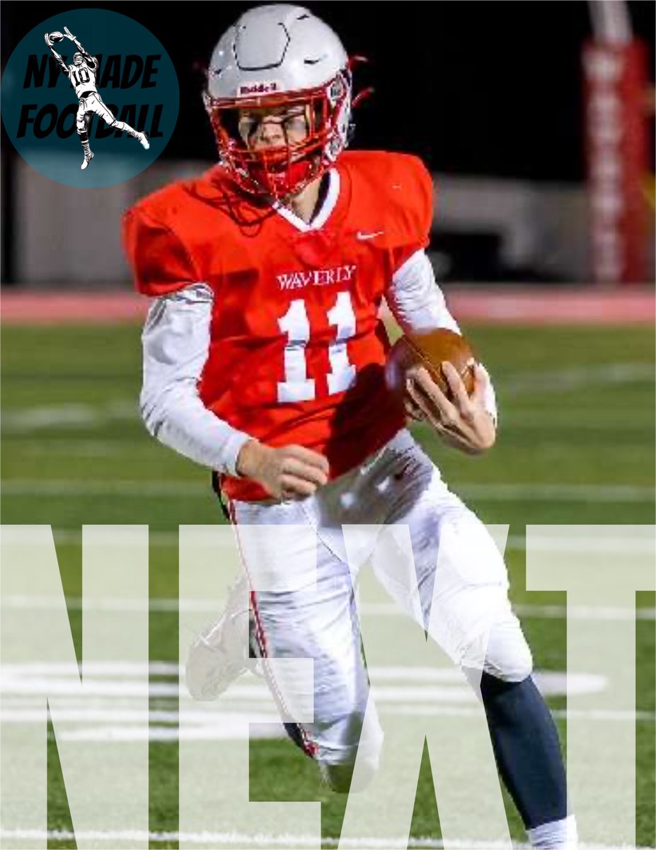 UP Next Waverly's QB Joe Tomasso (Class of 2024)! 🔴2022- 2,245 passing yards & 24 TDs (794 rush & 14 TDs) ⚪Career- 4,092 passing yards & 42 TDs (1,346 rush & 27 TDs) @JoeyTomasso #FlashForward #ClassOf2024