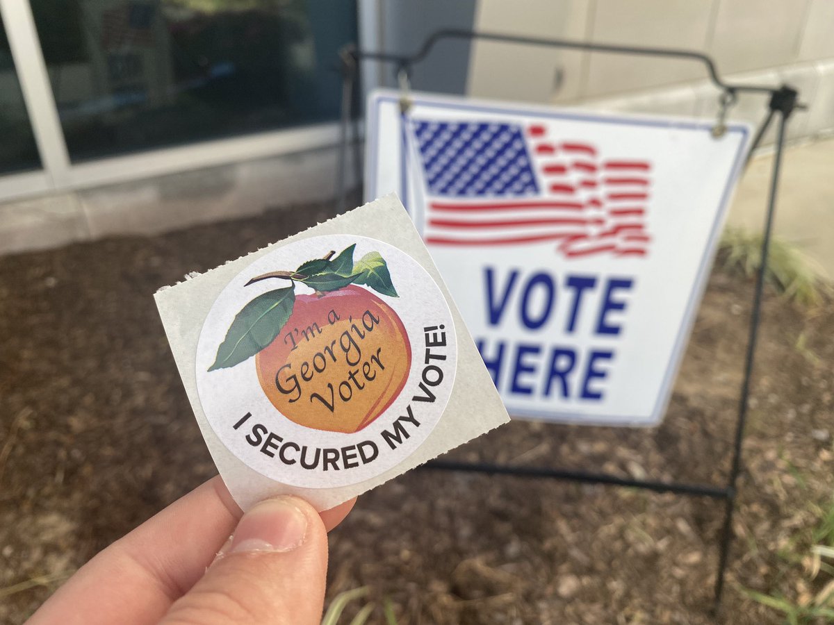 CraigAllisonTV's tweet photo. What better day to vote early than at the last second? If you couldn’t do it early, make sure to vote on Tuesday, December 6th! #GoVoteGeorgia https://t.co/6GmuDsXVOs