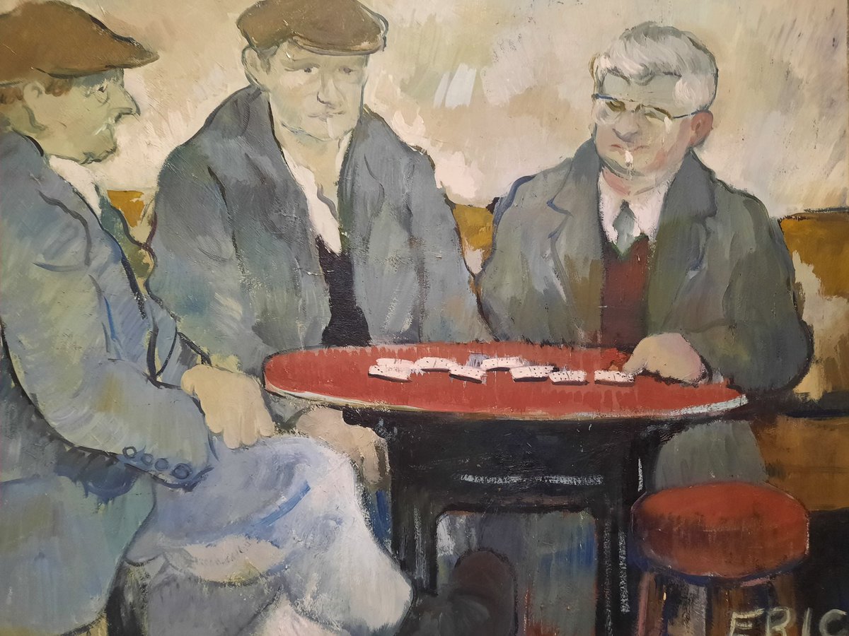 ruth_millington's tweet photo. Cheers! Eric Tucker's local pub and front room-studio have been recreated in 2 Mayfair galleries @connaughtbrown + AZFA. Love this celebration of the outsider artist who painted what he knew, without pretence https://t.co/78WPiP4JNN