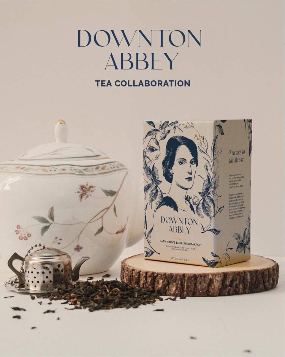 A dream come true, Downton Abbey's very own line of tea, designed by yours truly :] 