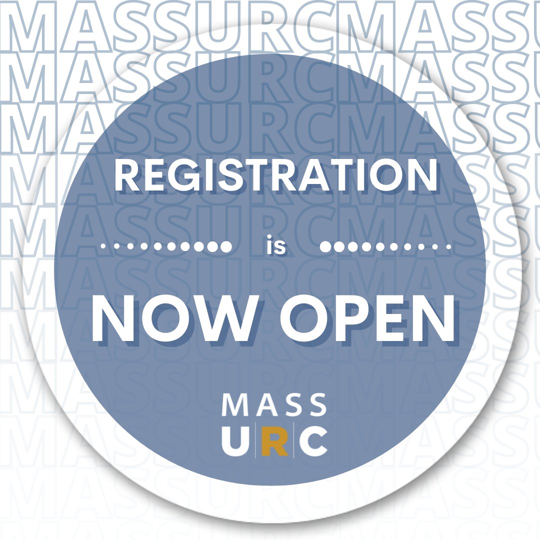 MassURC's tweet image. It&apos;s official; the #MassURC2023 registration system is finally open for submissions! 🎊 Create a MassURC account to access the system and submit an abstract. Visit our website to apply today, or apply here at: tinyurl.com/2s48jnhn