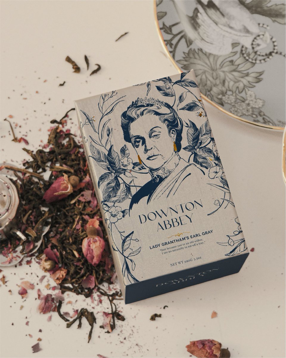 A dream come true, Downton Abbey's very own line of tea, designed by yours truly :] 