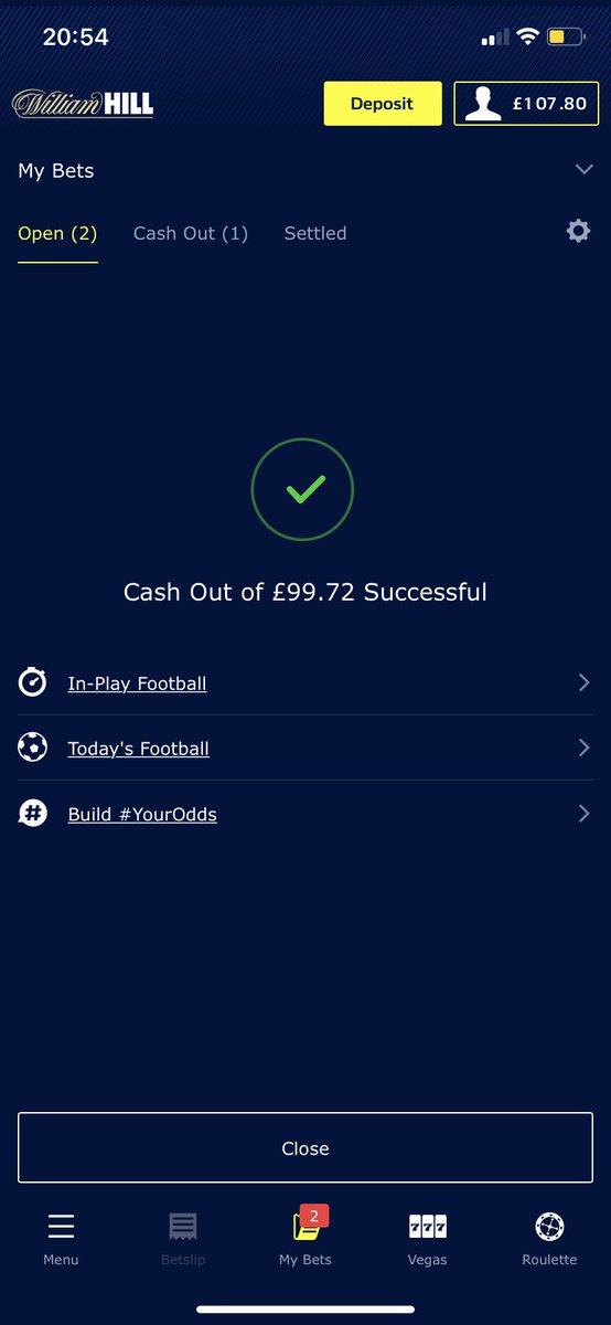 BettingTipsJA's tweet photo. @BadManBetting I cashed out was to shakey 😅 https://t.co/8q0VcXMt37