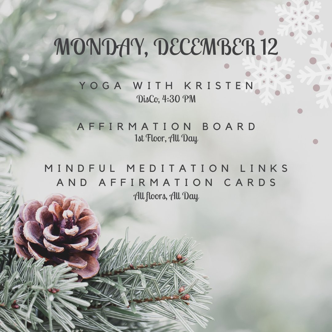 macphaidin_lib's tweet image. The 5 Days of Finals are almost here!  Check out our schedule and be sure to participate in some (or all!) of our fun, de-stress events.

#MacPhaidinLibrary #StonehillLibrary #5DaysOfFinals #DeStress #HolidayFun #FreeFun