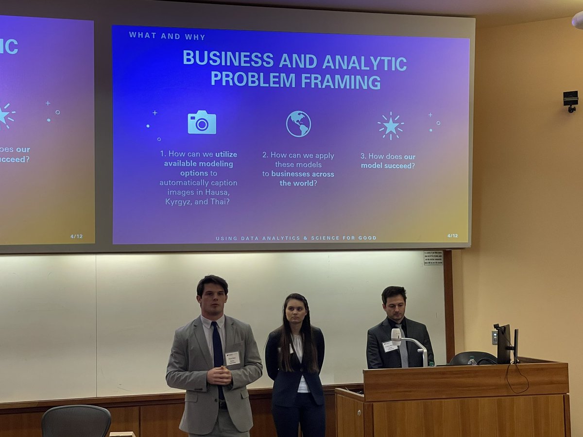 PurdueKrenicki's tweet photo. The @butleru undergraduate students demonstrated the power the #INFORMS JTAs (@CAPcertify) can have along with #Azure cloud services and won 1st place ($6500) in the undergraduate division at #PurdueData4Good. https://t.co/T3UUskRuhD