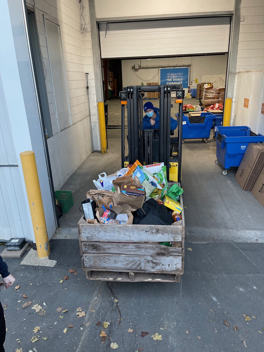 AskForMoreNS's tweet photo. This past weekend, we asked attendees of our client holiday event to bring a non-perishable food item for Feed NS. Our clients donated a whopping 458kg of food. That will feed 115 people this month! Thank you, from the bottom of our hearts, for your generosity. https://t.co/QkjI8dE5vB
