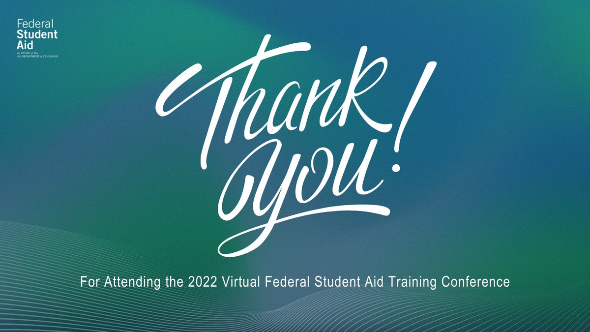 FSACOO's tweet photo. We hope you gained valuable information and insights that will help you continue to serve students, parents, and borrowers. All #FSATC2022 sessions are available on-demand in the conference platform until March 3, 2023: https://t.co/FcPsgpFOvU https://t.co/qTpTQ0PXLz