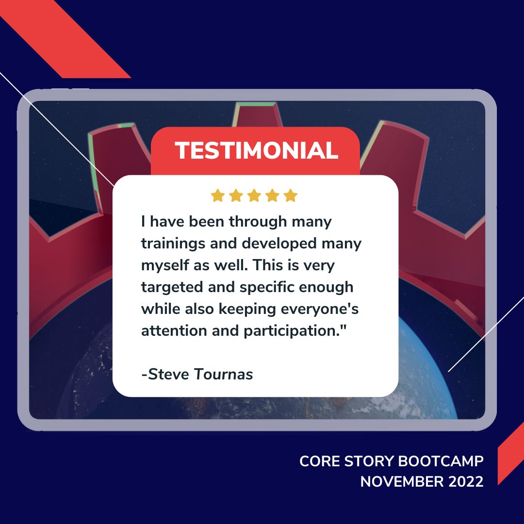 Our Core Story Bootcampers are continuing to give us wonderful feedback. This just keeps us going!🥰

Once again, thank you all for your active participation in this bootcamp. We can't wait to hear about your amazing results!👏