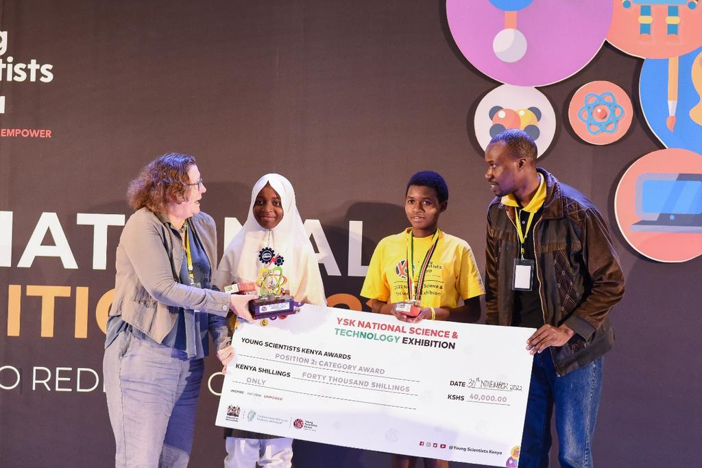 Young Scientists Kenya🇰🇪 (@ystkenya) on Twitter photo The Second Position in the Chemical Physical and Mathematical Category went to Nuru Nadzua and Betty Ngala of Bahari Girls High School in <a href="/KilifiCountyGov/">Kilifi County Government</a> The Second Position in the Chemical Physical and Mathematical Category went to Nuru Nadzua and Betty Ngala of Bahari Girls High School in <a href="/KilifiCountyGov/">Kilifi County Government</a>