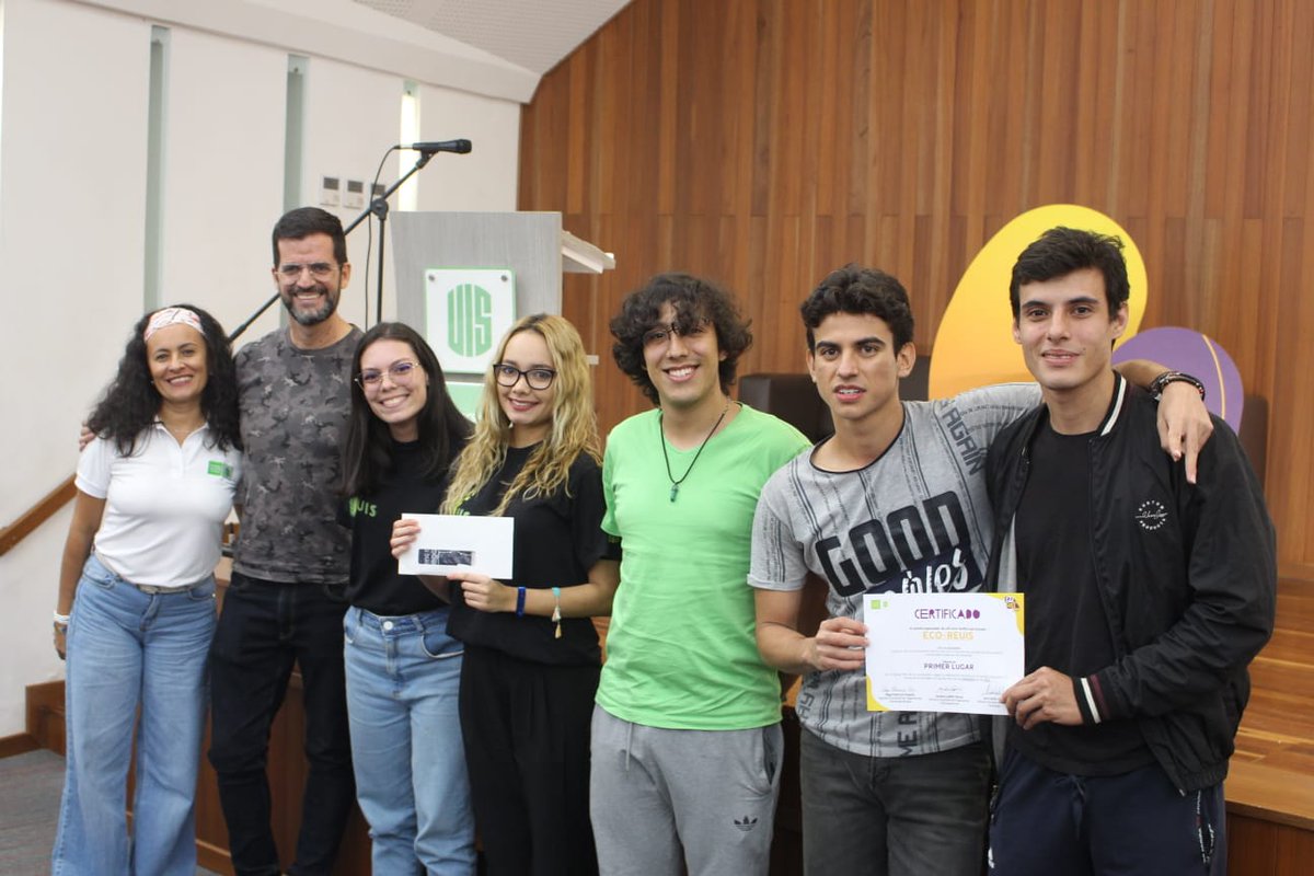 UIS's tweet photo. El proyecto ECO-REUIS fue escogido como el mejor en el marco del #U22Fest. Su iniciativa se basa en el manejo de residuos en pro del reciclaje. En esta edición del evento académico participaron 13 iniciativas creadas por estudiantes y profesores de la UIS https://t.co/eyeeuSE52h