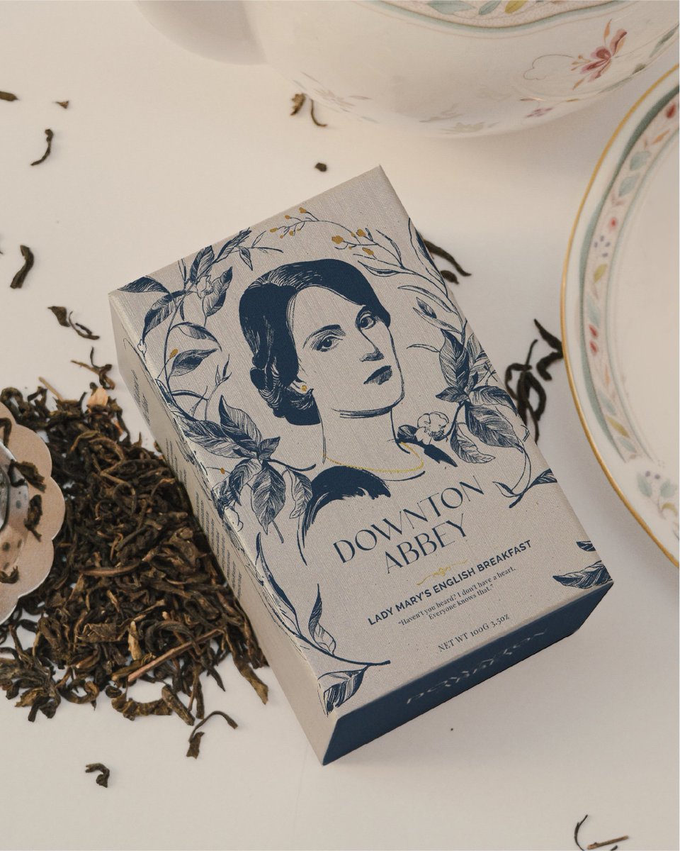 No, this is NOT an official project, this is purely out of passion. I've been studying graphic design and branding extensively this past year, and I wanted to visualize what I would so love to experience myself, as a tea drinker, and massive @DowntonAbbey fan 