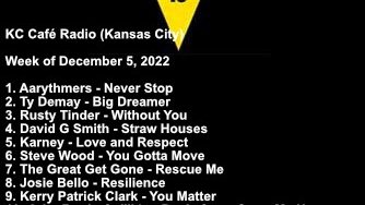 "Without You" from "Alchemy Road" is #3 on the December 5th <a href="/KCCafeRadio/">KC Cafe Radio</a> top 20 chart on <a href="/RadioIndieA/">Radio Indie Alliance</a>.
Listen: spoti.fi/3xP5ap8
Request: kccaferadio.com/rusty-tinder
Website: rustytinder.com

#RadioCharts #AlchemyRoad #RustyTinder #TopTen #Top10 #TopFive #Top5