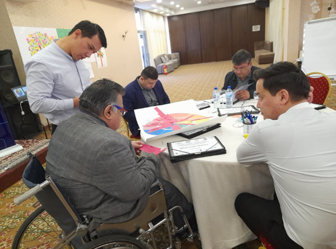 IFES_Europe's tweet photo. Today, we celebrate International Day of Persons with Disabilities! ๐Within Europe & Eurasia, @IFES1987 partners with #disability #rights advocates and organizations as essential leaders in building inclusive, resilient & responsive democracies. #IDPD2022 #DisablityInclusion https://t.co/OgMMh2eJt2