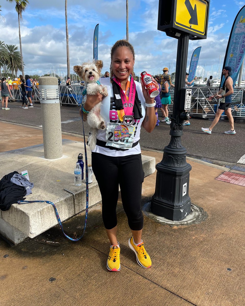 📷 by officialblackgirlsrun on IG: Thank you to @corepower for providing BGR! U Florida cohort with a protein recovery shake after running the St. Pete Run Fest half marathon! 😉 #blackgirlsrun #corepower #bgrcore