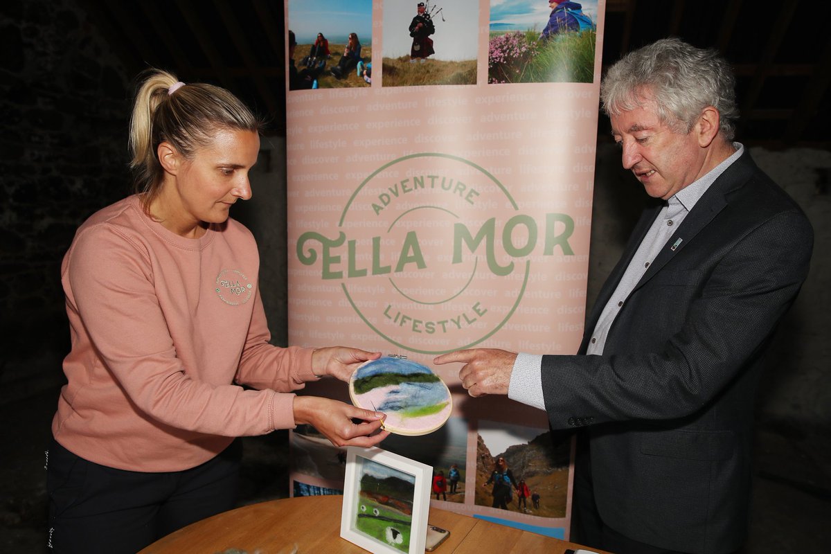 Delighted to be given the opportunity to share my Ella Mor Experiences with John McGrillen CEO Tourism NI

<a href="/VisitCauseway/">Visit Causeway Coast & Glens</a> <a href="/DiscoverNI/">Northern Ireland</a> <a href="/TourismIreland/">Tourism Ireland</a>