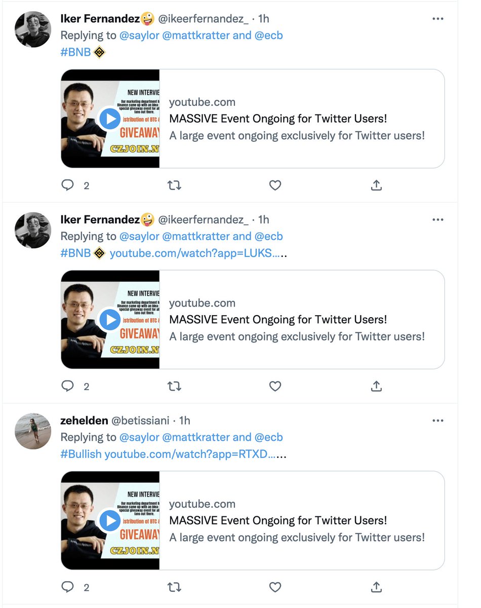 <a href="/elonmusk/">Elon Musk</a> I just counted 92 of these troll bots under my last post. Now if you can just get $8 from each one of them...