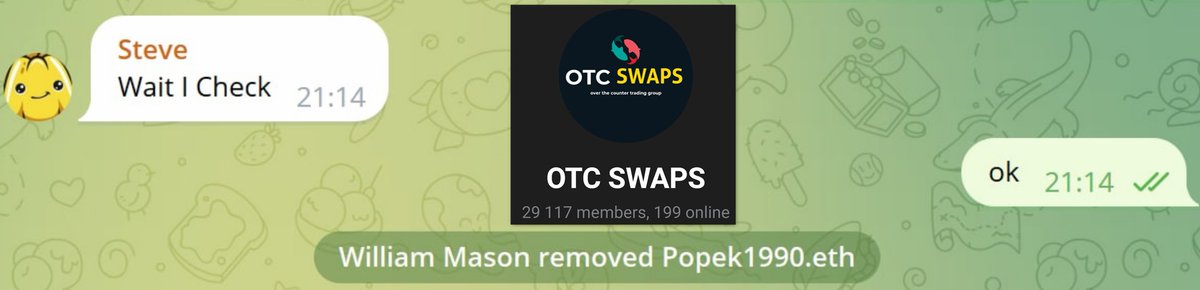 popek1990crypto's tweet photo. ⛔️Uwaga na #OTCSWAPS to scam⛔️
Grupa telegramowa https://t.co/FLz08bCRni - to #SCAM!😋
Zrobili to bardzo dobrze, reviews, duży ruch, dużo ludzi itd..
Chciałem sprzedać trochę $HDX na #OTC i mnie zescamili😂
Miałem nosa, że tak może być i zacząłem od małej kwoty😋
#otcswap #otc https://t.co/15kGxTP5mb