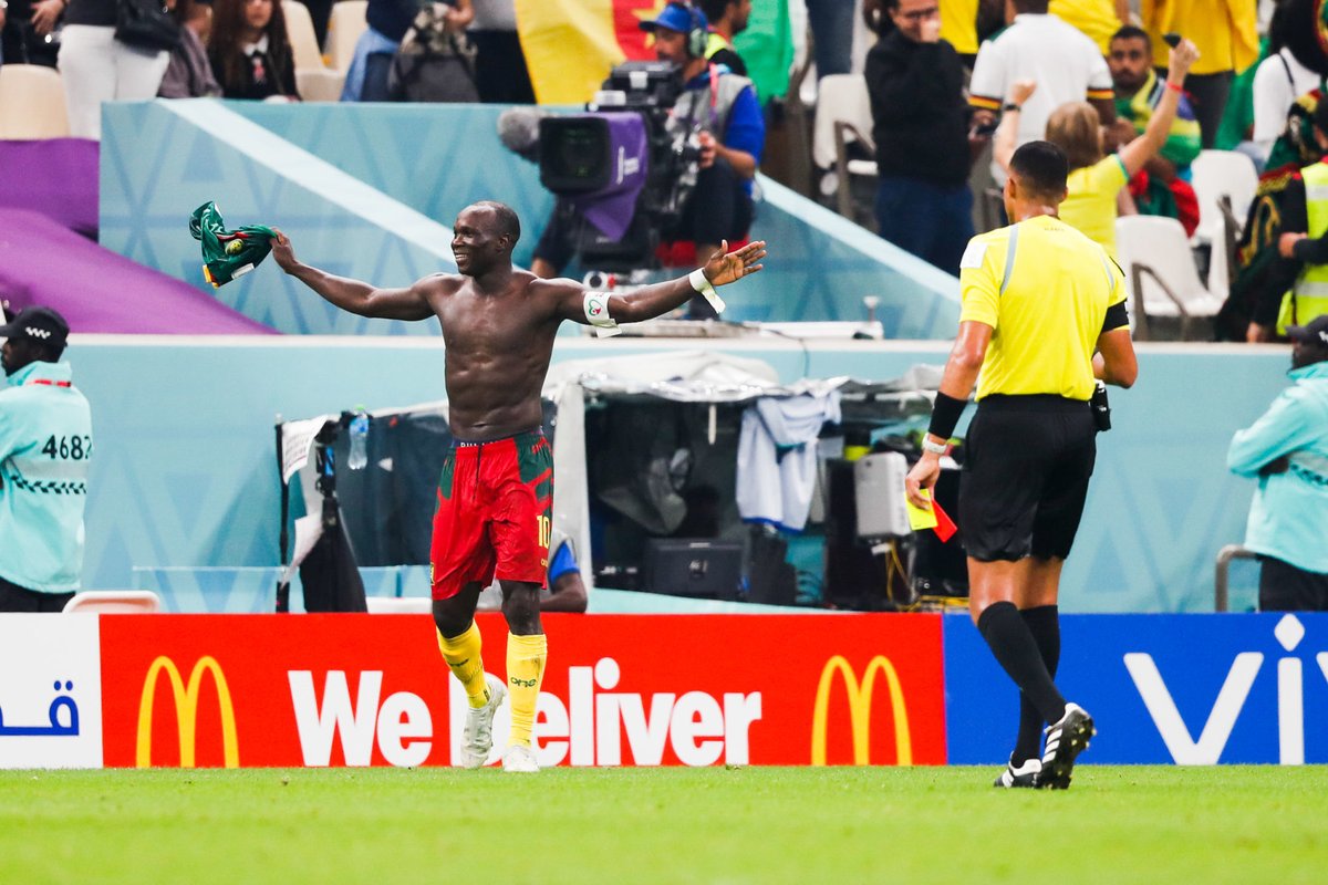 ActuFoot_'s tweet image. Le Cameroun est la première équipe africaine à battre le Brésil lors d'une Coupe d'une monde. 🇨🇲