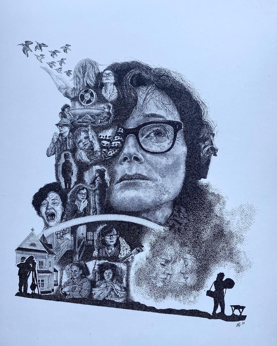 lechatty_'s tweet photo. New drawing! “The Murmuring” from Guillermo del Toro’s ‘Cabinet of Curiosities’, directed by Jennifer Kent and starring Essie Davis and Andrew Lincoln. Definitely check it out if you haven’t! It’s incredible. #CabinetOfCuriosities #TheMurmuring https://t.co/SiRJZyKj2U