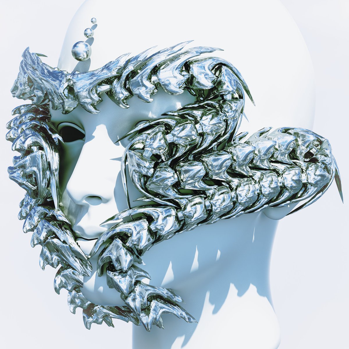 Blue-Eyes White Dragon Mask