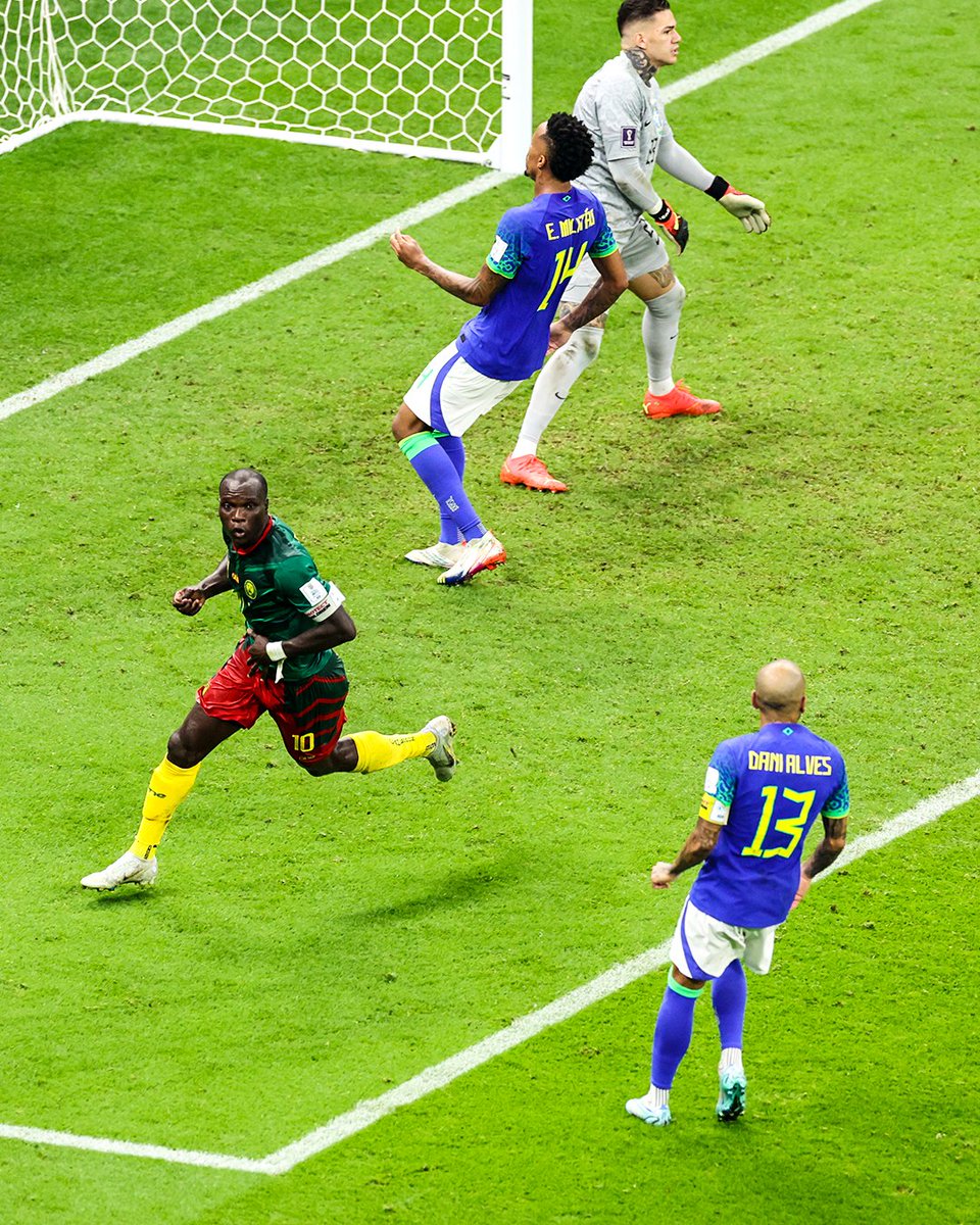 maxtvgh's tweet photo. #BlackStarsDiary | 𝐐𝐀𝐓𝐀𝐑 𝟐𝟎𝟐𝟐
Cameroon go out in style! First African senior national team to beat Brazil.
#MaxTV #MaxFM #MaxOnline #FIFAWorldCupQatar2022 #MaxSports #MaxWorldCup https://t.co/tyMClRitZu