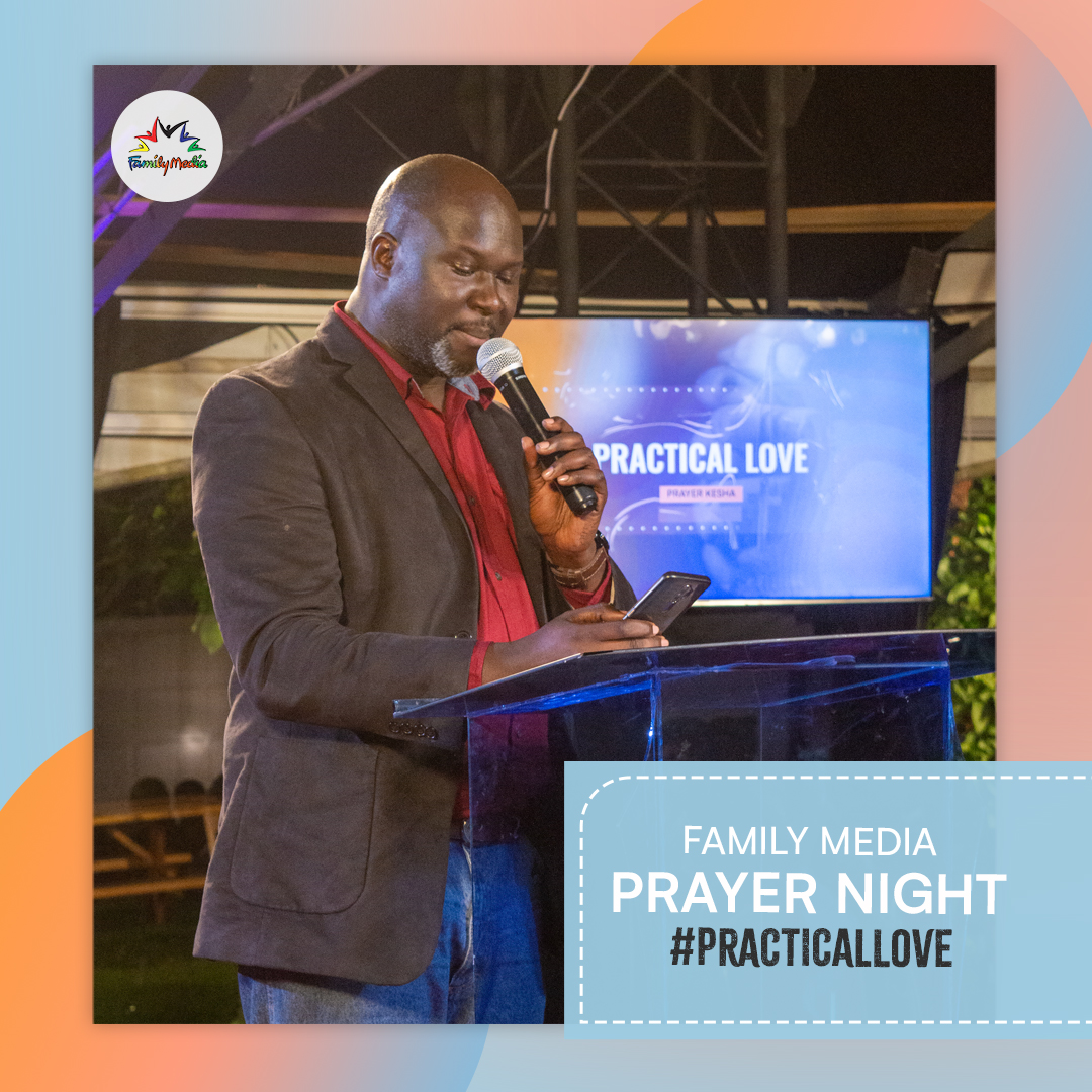 FamilyMediaTV's tweet photo. "The starting point is prayer because that prayer shows my faith in Christ..." @DSijenyi

#FamilyMedia #PrayerNight #PracticalLove https://t.co/25WPEu4EU0