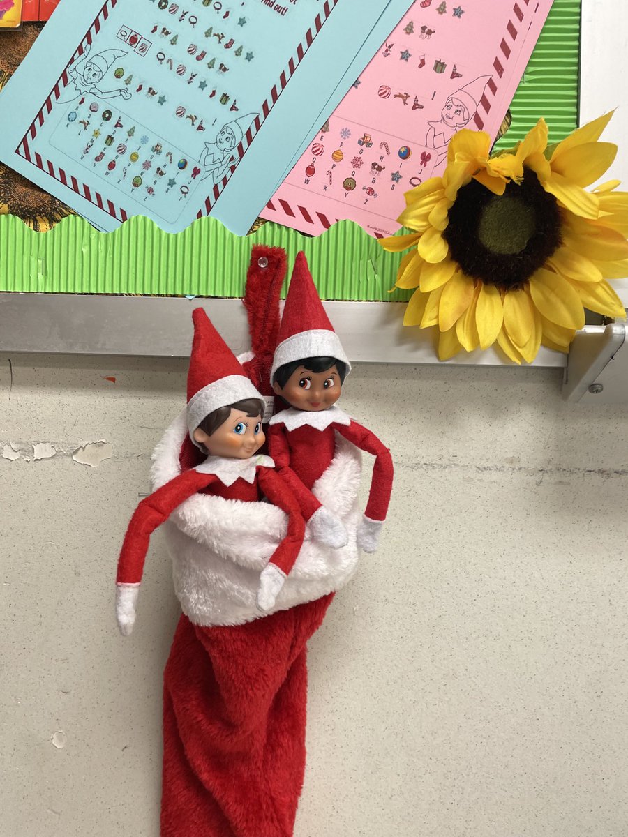 Frosty and Winter left a little puzzle for the kids to solve! How old are our Elfs?! #FrostyandWinter #Decemberfun #Elfontheshelf