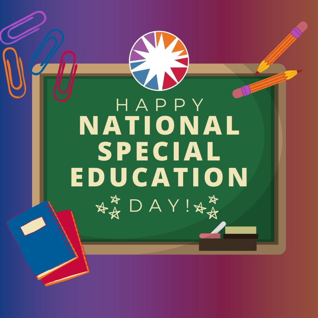 Today is National Special Education Day! Thank you so much to all our wonderful Special Education Teachers for all your hard work and care, you do so much to support our students every day. We appreciate you!
