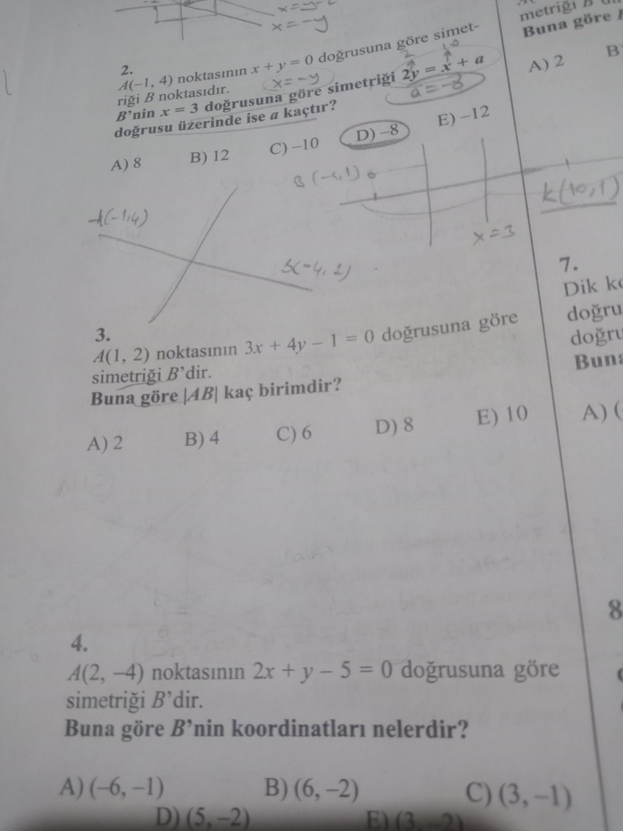 3.soru (Mustafa Yağcı Geometri 3 kitabı)❓