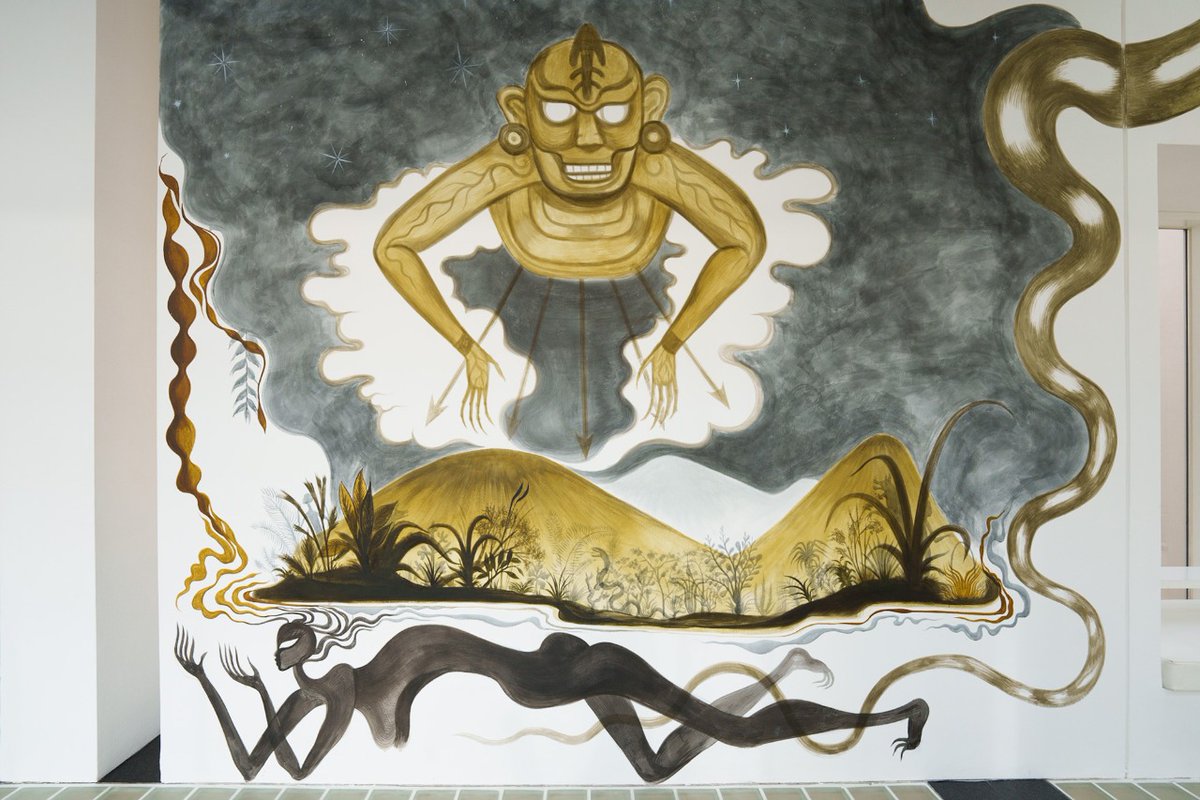 kurimanzutto's tweet photo. "Ayuujkjä´äy ëy Konk", la exposición colectiva en la que participan #DrLakra, Mariana Botey, Taka Fernández y Brian Cross traza un recorrido a través de la creación del pueblo Mixe junto a su mito de fundación: el mito del rey Kondoy, estará en el (MACBA) hasta febrero 26, 2023. https://t.co/0evvgyTbOa