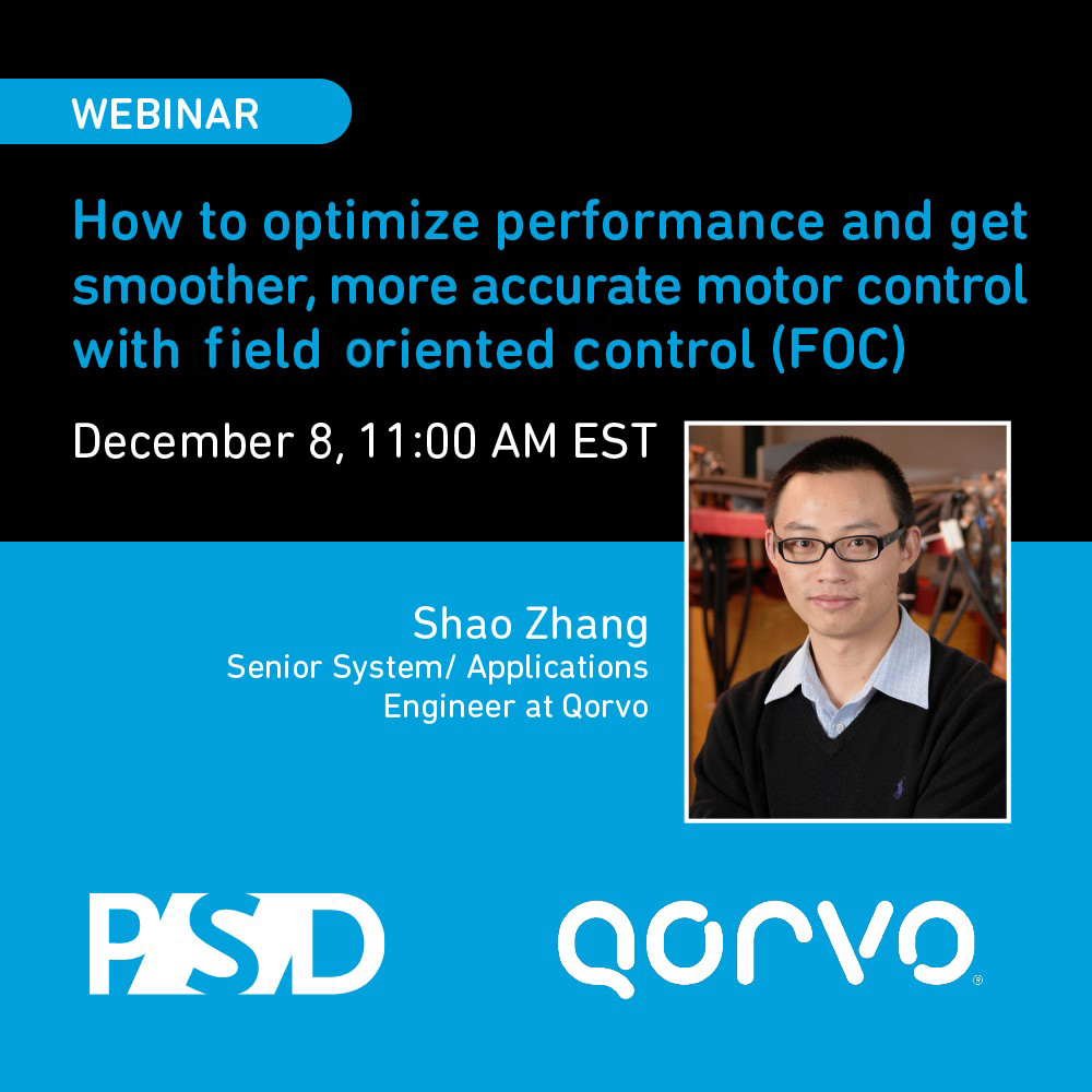 Field-oriented control (FOC) delivers efficient and precise motor control without sacrificing power or performance. Join this webinar to learn the fundamentals and advantages of FOC, ideal applications and how to simplify implementation. Register Now: hubs.ly/Q01tW5wh0
