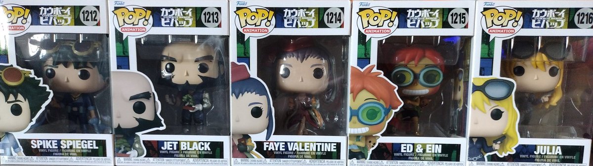 InfinityGuy12's tweet image. Cowboy Bebop full cast pops
#CowboyBebop #funkoPOP