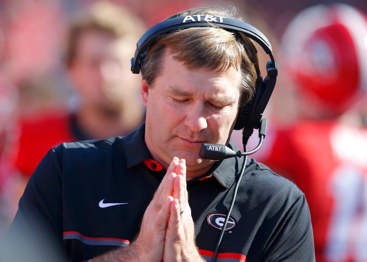 HBTFD1's tweet photo. “Lord forgive me for what I am about to do to these  Bayou Bengals”
-Kirby Smart https://t.co/Kt7JGHE9nM