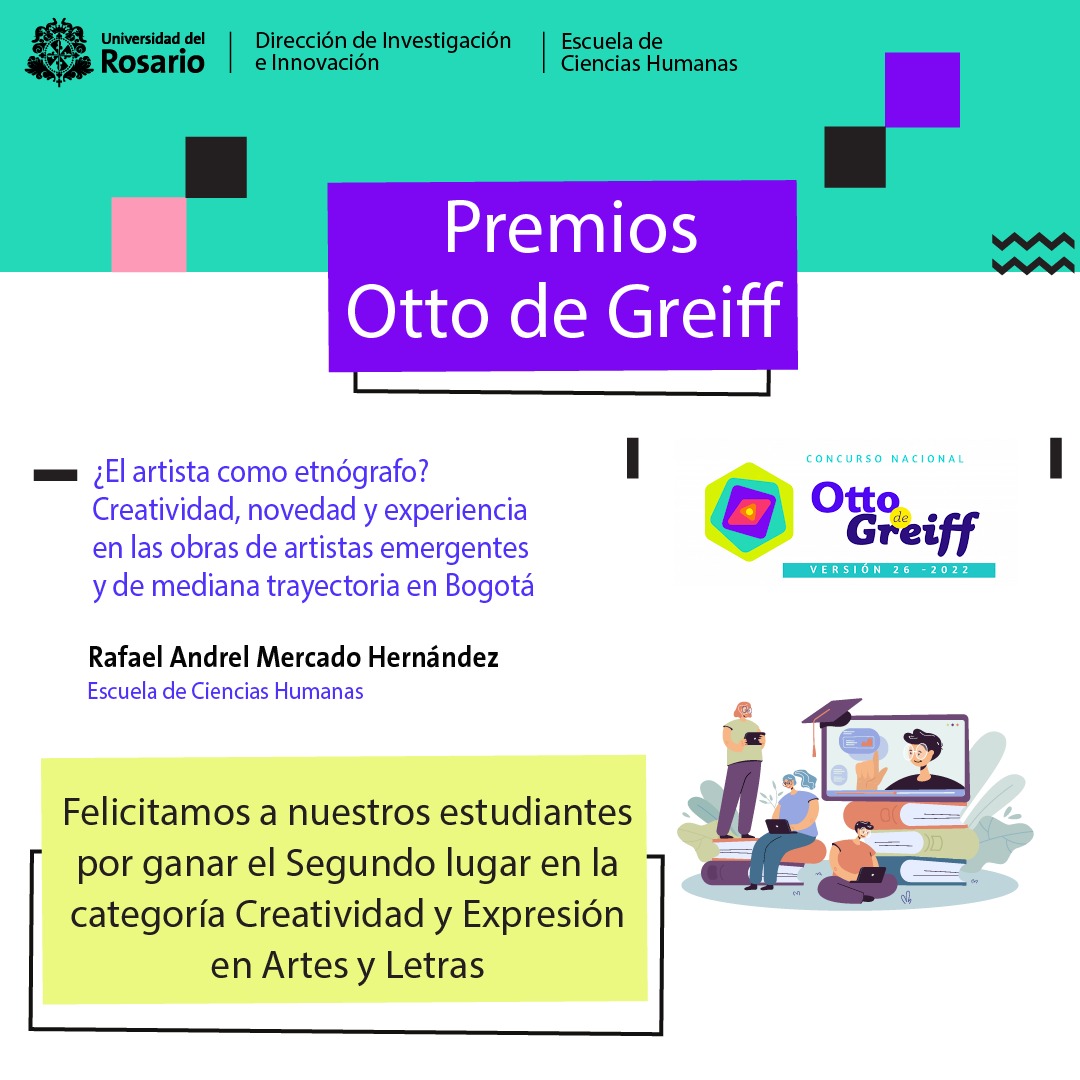 URinvestigacion's tweet photo. El Concurso Nacional Otto de Greiff premia los mejores trabajos de grado de Pregrado y en la
@URosario tenemos varios ganadores.
Felicitamos a nuestros estudiantes por su esfuerzo y calidad investigativa.
@ech_ur @alejandrocheyne
@URosarioRadio @schalelanff https://t.co/mBnFOkxpDr