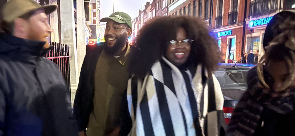 Check out that SMILE!! 💕

@danielleponder1 on Shaftesbury Avenue after a loving, giving, beautiful crowd received her last night at The Lower Third in London’s West End.