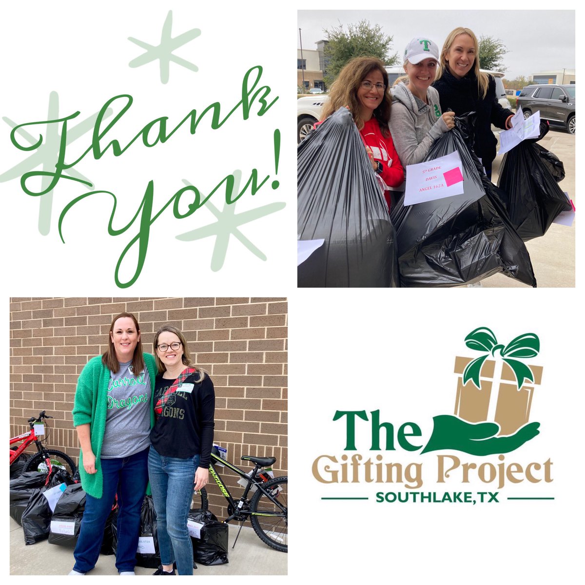 Thanks to everyone who contributed gifts to our angel tree service project with The Gifting Project. And thanks to all our volunteers who helped us get these packages delivered! <a href="/EubanksDragons/">Eubanks Intermediate</a>