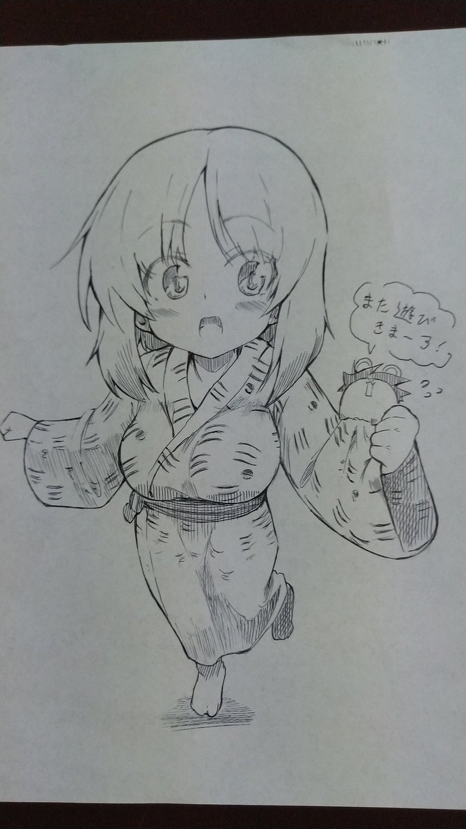 いつもの落書き🐰✒️
アナログで描くのはシーサイドさん来たときだけなのです(゜ω゜;) 