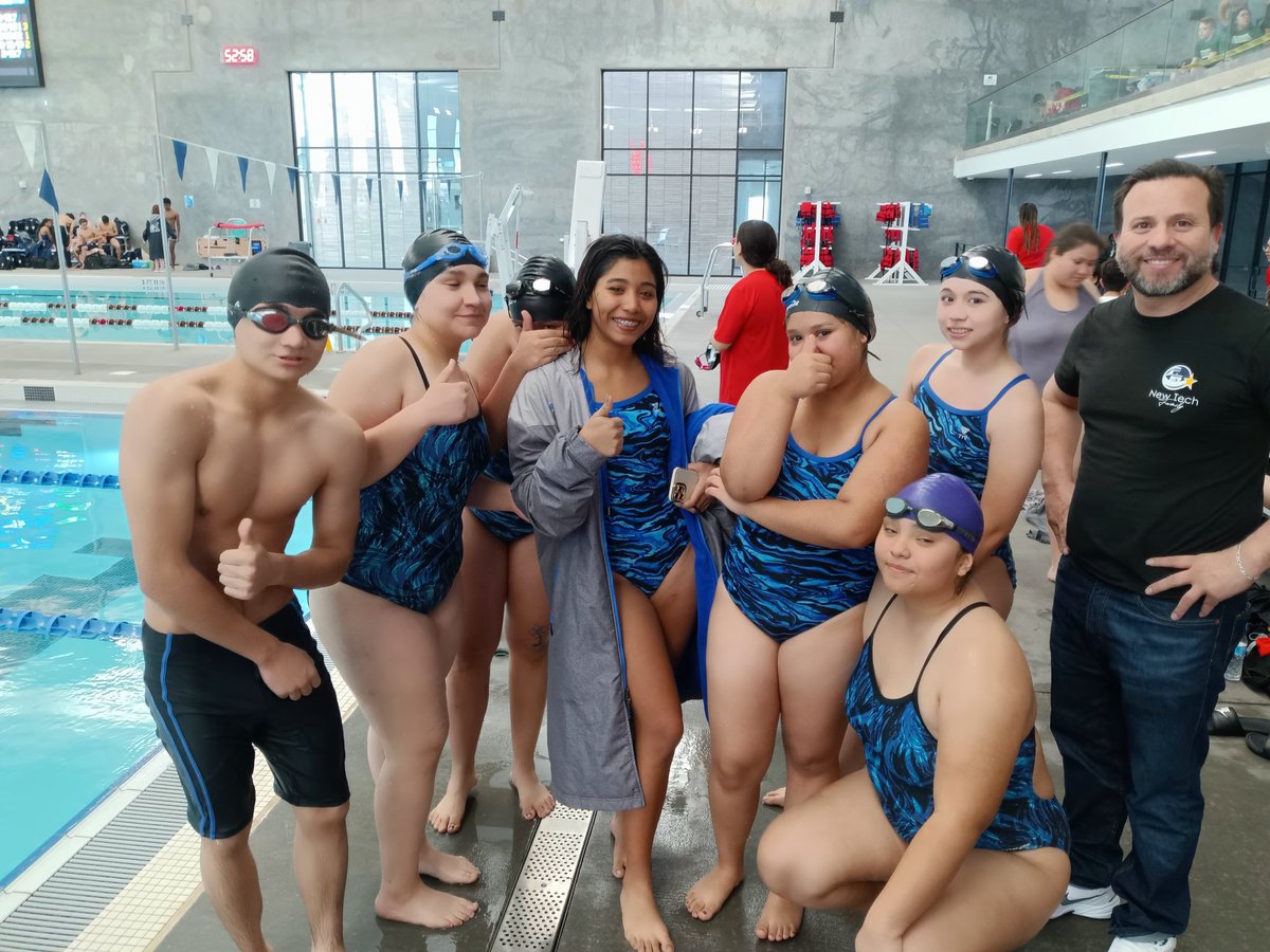 FootballBowie's tweet photo. Bowie Swim Team competing at The Beast Urban Park. https://t.co/SJ1FCIKYeo
