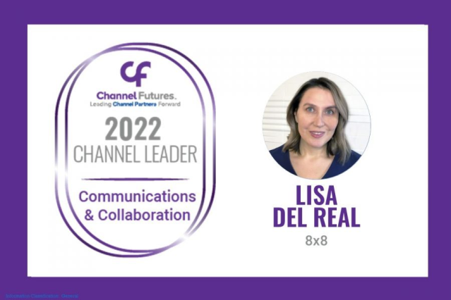 Congratulations to Lisa Del Real, <a href="/8x8/">8x8</a> Global Channel Chief, who has been named one of @ChannelFutures' Top 20 #Communications &amp; #Collaboration Channel Leaders for 2022. Learn about the 8x8 Elevate Partner Program here. #8x8PartnerLove #XCaaS #UCaaS #CCaaS bit.ly/3B7z7Tb