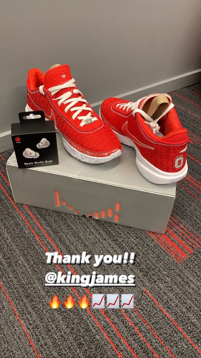 Thank you!!! <a href="/KingJames/">LeBron James</a> 🔥🔥📈📈