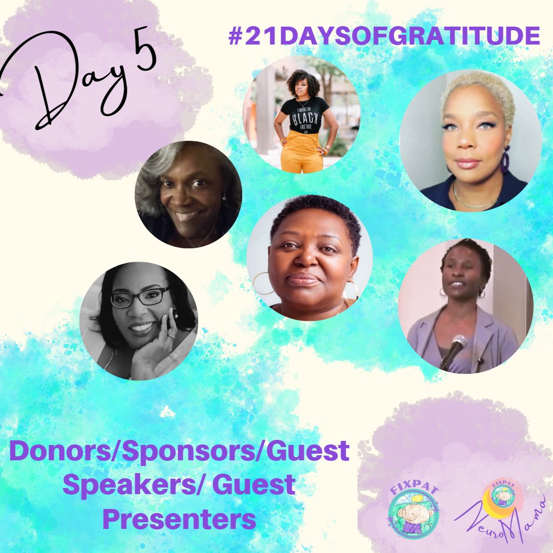 _fixpat's tweet photo. For Day 5 of our #21DaysofGratitude, we thank our donors, sponsors, speakers!
Donate here: https://t.co/MR44KiuTSJ
@ServeYourCityDC @BlackSwanAcad @JMacForFamilies #spelligent #DcDepartmentofBehavioralHealth
#fixpat #chibornfree #neuromama #JEDI #disabilityjustice https://t.co/LdphRaRfEk