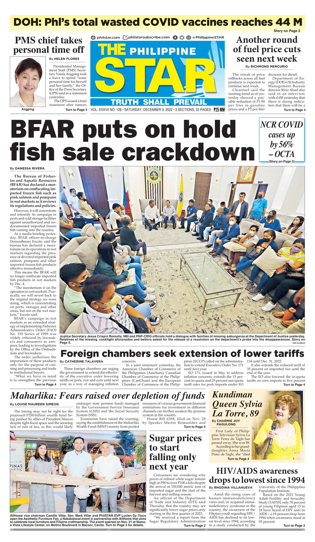 The Philippine Star on Twitter: &ldquo;Today&rsquo;s front page, Saturday, December