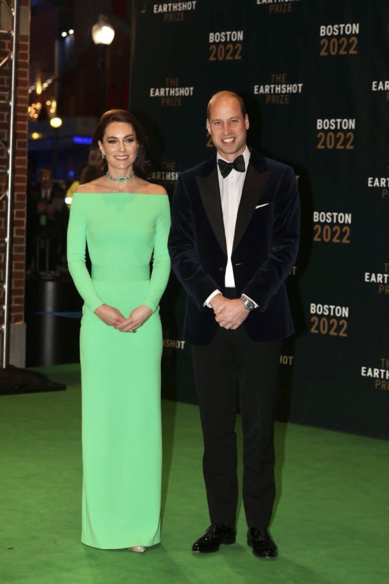 The prince and Princess of wales at the #EarthshotPrizeAwards 😍

#EarthshotBoston2022 #Earthshot #EarthshotPrize2022 🌎🤍
