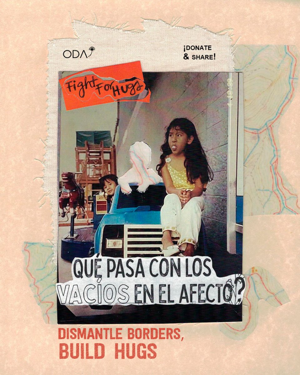 LaSandiaDigital's tweet photo. Nuestrxs compas de @OtrosDreams_ODA están recaudando fondos para apoyar a familias separadas por la frontera EEUU/México que quieren reencontrarse y abrazarse. Apoya la campaña #FightForHugs aquí: https://t.co/iQRC43nUjz ✊🏾❤️🔥
#TodosSomosMigrantes #DismantleBorders https://t.co/11CohoFKxy